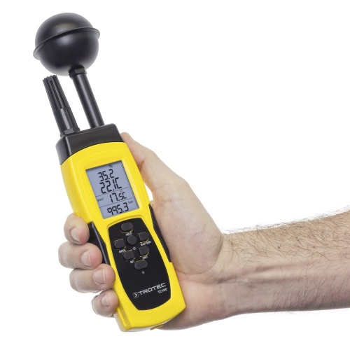 Термогигрометр Trotec TC100 с измерением WBGT-индекса - внешний вид фото 6 Термогигрометр Trotec TC100 с измерением WBGT-индекса фотография фото 6