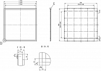 ALL-6595 Светильник. Панель светодиодная потолочная - внешний вид фото 4 ALL-6595 Светильник. Панель светодиодная потолочная фотография фото 4