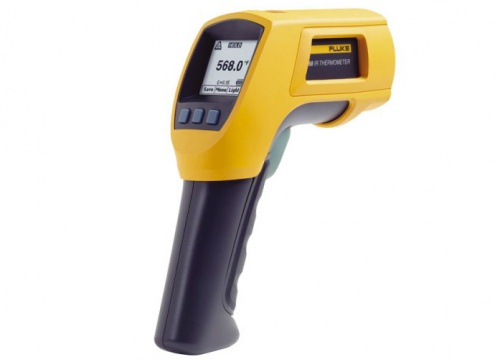 FLUKE 566 Измеритель температуры, пирометр с термопарой - внешний вид FLUKE 566 Измеритель температуры, пирометр с термопарой фотография