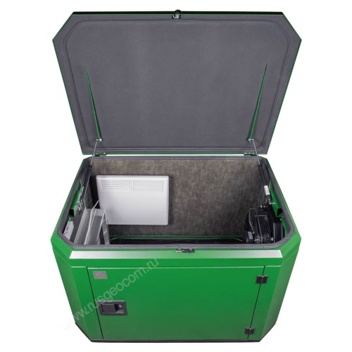 Тихий зимний кожух для генератора 1200 RAL 6002 фотография 