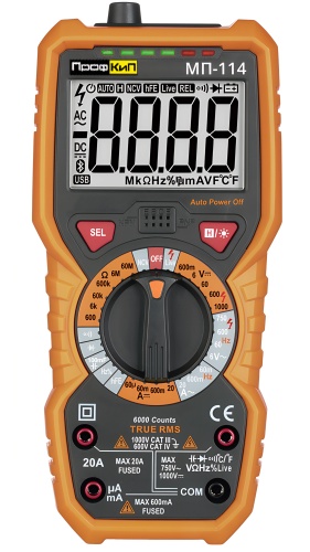 ПрофКиП МП-114 - мультиметр переносной фотография 