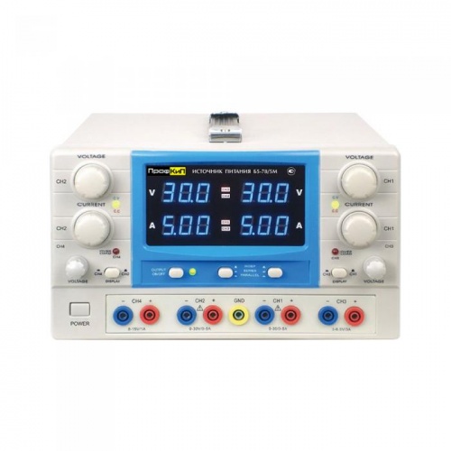 Источник питания ПрофКиП Б5-78/5М источник питания аналоговый (4; 0 В … 30 В х 2; 0 А … 5 А х 2) фотография 