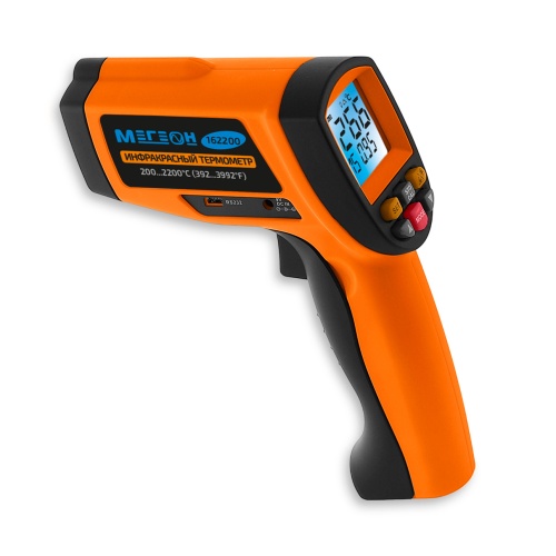 Измеритель температуры лазерный (пирометр) МЕГЕОН 162200 фотография  фото 3
