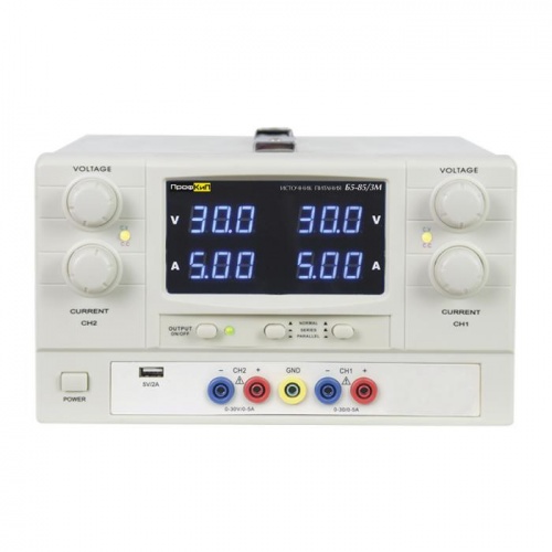 Источник питания ПрофКиП Б5-85/3М источник питания (2; 0 В … 30 В х2; 0 А … 10 А) фотография 