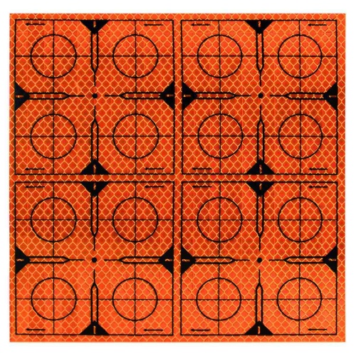 Отражатель пленочный RGK 90*90 мм (4 шт.) оранжевый - внешний вид Отражатель пленочный RGK 90*90 мм (4 шт.) оранжевый фотография