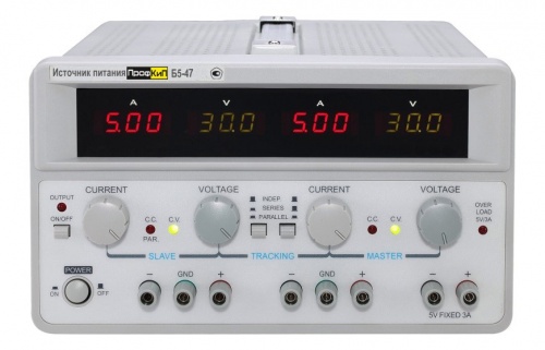 Источник питания ПрофКиП Б5-47 - Источник Питания (0… 30В, 0...3А) фотография 