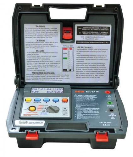 измеритель сопротивления изоляции 6305A IN фотография 