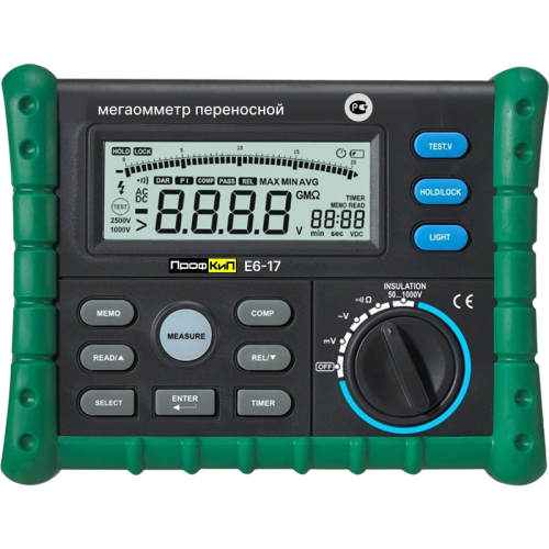 ПрофКиП Е6-17 мегаомметр цифровой (50В ... 1000В) фотография 