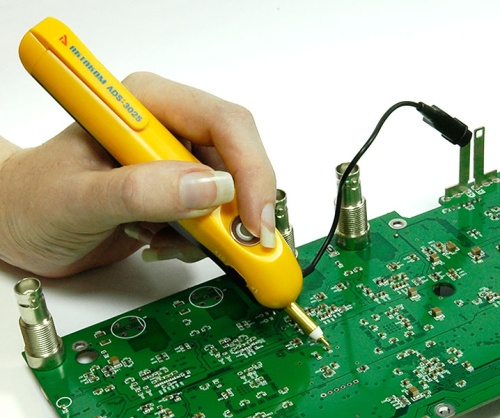 ADS-3025 Одноканальный USB осциллограф - приставка фотография  фото 6