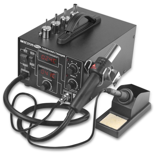 Комбинированная паяльная станция МЕГЕОН 00522 фотография  фото 3