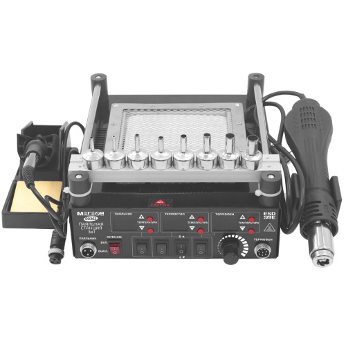 Цифровая паяльная станция 3 в 1 МЕГЕОН 00363 фотография  фото 4