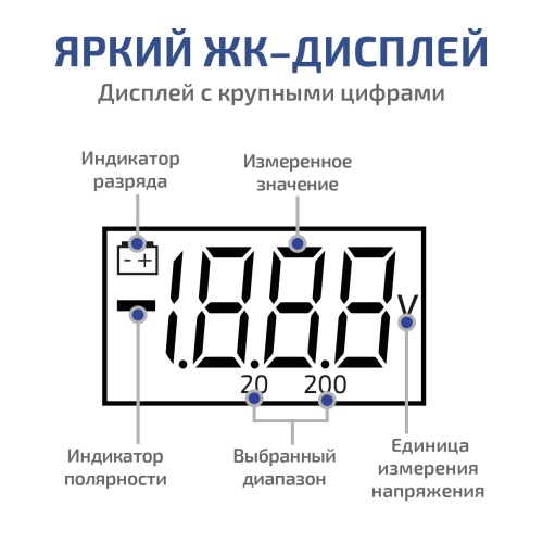 Цифровые токоизмерительные клещи МЕГЕОН 70003 фотография  фото 6