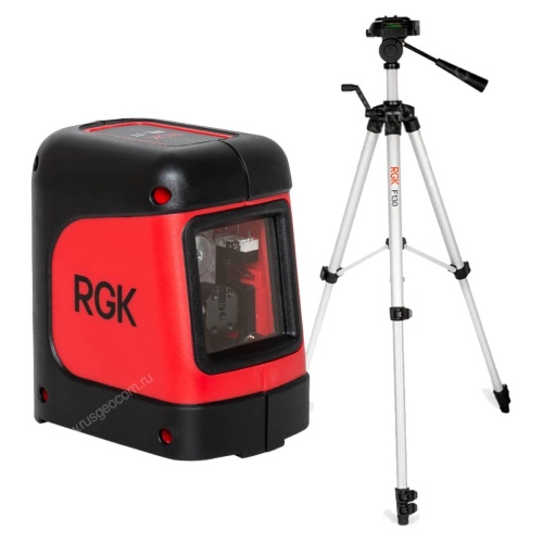 Комплект: лазерный уровень RGK ML-11 с калибровкой + штатив RGK F130 фотография 