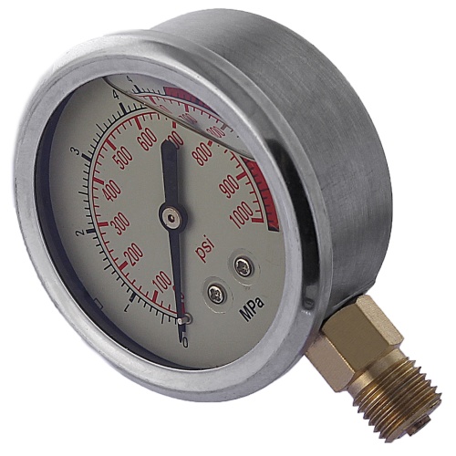 Манометр для электрического опрессовочного насоса МЕГЕОН 98160М фотография  фото 3