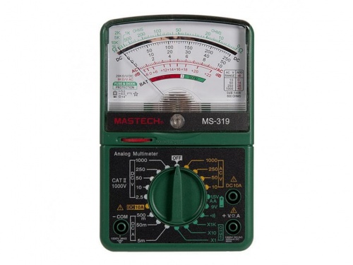 MS319 аналоговый стрелочный мультиметр  Mastech фотография 