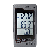 DT-322 Цифровой Термогигрометр с часами и звуковым сигналом