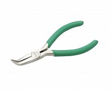 1PK-055S ProsKit Длинногубцы прецизионные изогнутые 130мм, пружина