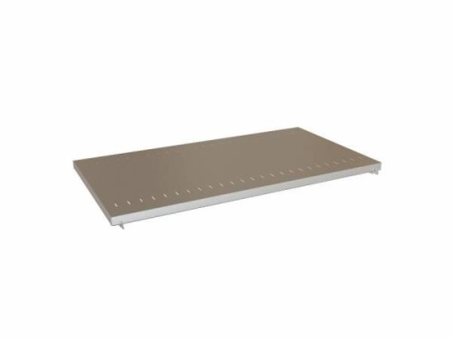 Полка MODUL 950х550 (400 кг) с ребром жесткости - внешний вид Полка MODUL 950х550 (400 кг) с ребром жесткости фотография