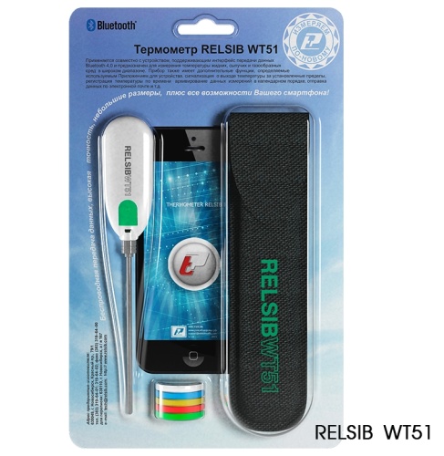 RELSIB WT51 Измеритель температуры переносной (с передачей данных по Bluetooth 4,0) фото 3