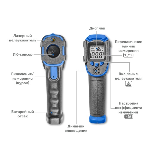 Пирометр инфракрасный МЕГЕОН 16610 фотография  фото 8