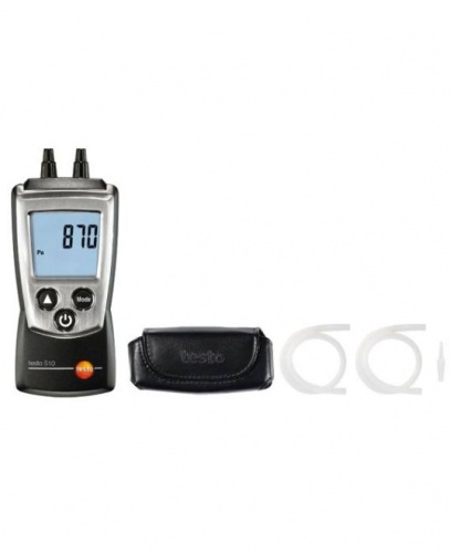testo 510 Карманный дифференциальный манометр c соединительными шлангами фотография 