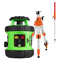 Комплект: ротационный нивелир AMO ROTOR 240G + штатив рейка приемник