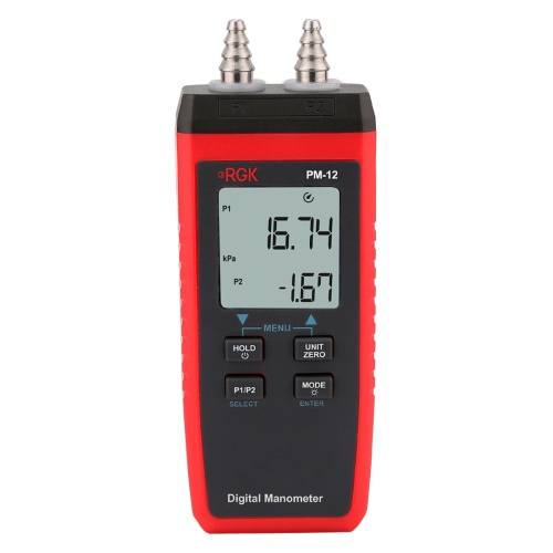 Цифровой манометр RGK PM-12 фотография 
