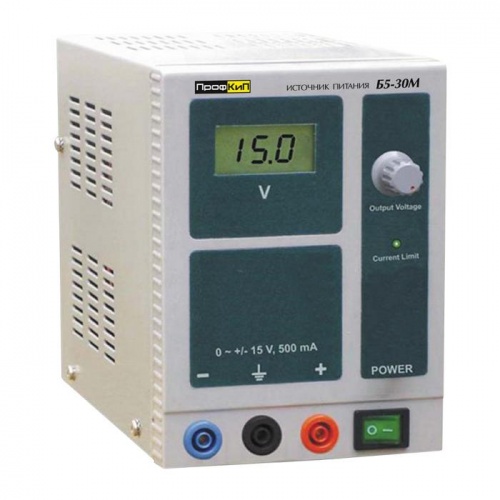 Источник питания ПрофКиП Б5-30М источник питания (1; 0 В … 15 В; 1 А) фотография 