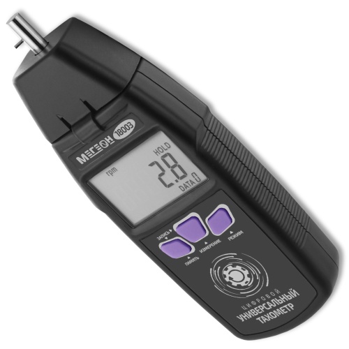 Контактный/Лазерный фототахометр МЕГЕОН 18003 фотография  фото 3