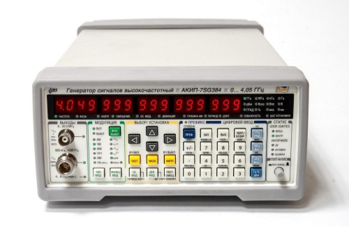 генератор сигналов АКИП-7SG384 фотография  фото 4