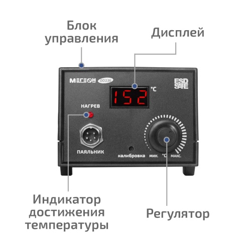 Паяльная станция МЕГЕОН 00336 фотография  фото 9