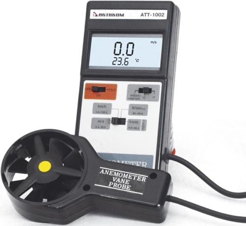 АТТ-1002 Анемометр - внешний вид АТТ-1002 Анемометр фотография