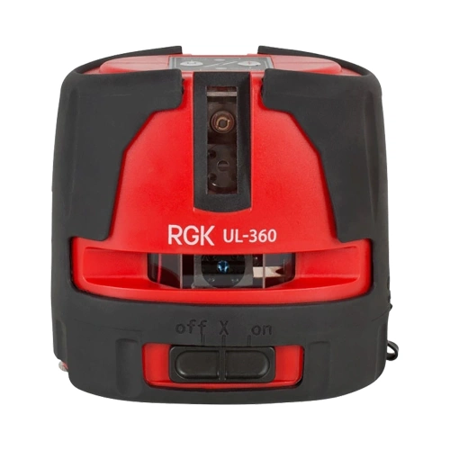 Комплект: лазерный уровень RGK UL-360 + штатив приемник рейка платформа фотография 