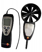 Testo 417-2 анемометр с выносной крыльчаткой большого диаметра D 100 мм для измерения температуры и скорости, арт. 0560 4172
