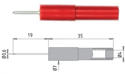 Наконечник ADA35/NEEDLE0.6-Bc (белый) фотография 