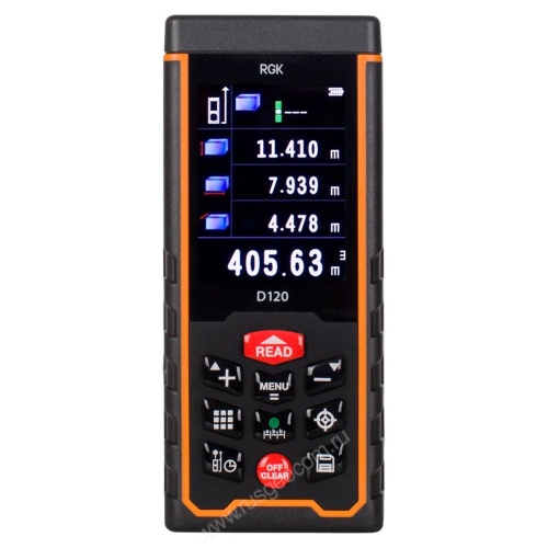 Лазерный дальномер с видоискателем RGK D120 (с поверкой) фотография 