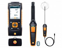 testo 440. Комплект уровня комфорта с Bluetooth зондом СО2 (0632 1551), зондом турбулентности (0628 0152) и кейсом (0516 4401).