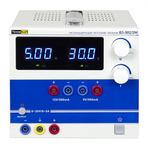 Источник питания ПрофКиП Б5-302/2М источник питания (3; 0 В … 30 В; 0 А … 5 А) фотография 