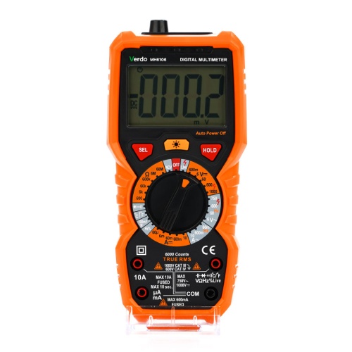 VERDO MH6106 Мультиметр портативный 0,5%, 6000 отсчетов фотография 
