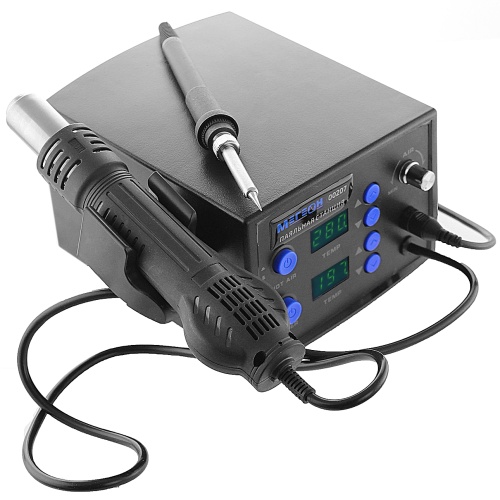 Многофункциональная паяльная станция 2 в 1 МЕГЕОН 00207 фотография  фото 4