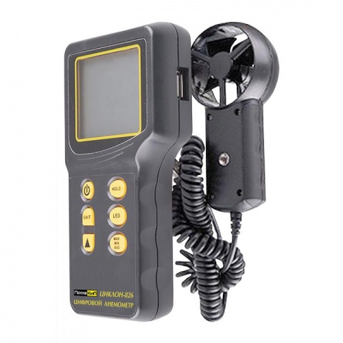 ПрофКиП ЦИКЛОН-826 анемометр цифровой фотография 
