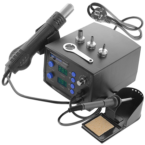 Многофункциональная паяльная станция 2 в 1 МЕГЕОН 00207 фотография  фото 3