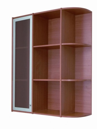 АРМ-1424 Полка настенная угловая трехъярусная - внешний вид АРМ-1424 Полка настенная угловая трехъярусная фотография