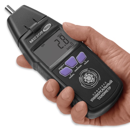 Контактный/Лазерный фототахометр МЕГЕОН 18003 фотография  фото 8