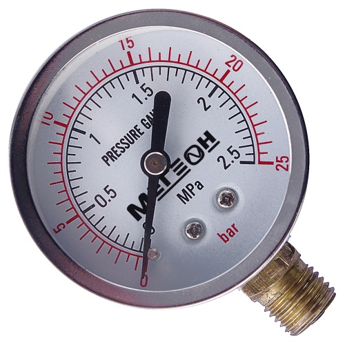 Манометр для опрессовочного насоса МЕГЕОН 98025М фотография  фото 3