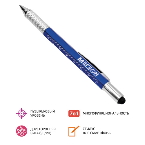 Многофункциональная ручка МЕГЕОН 02808 - внешний вид Многофункциональная ручка МЕГЕОН 02808 фотография