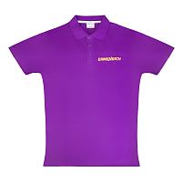 Фирменная футболка-поло Ermenrich, фиолетовая, размер XL