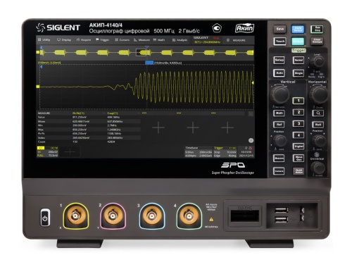 Осциллограф цифровой АКИП-4140/4 фотография  фото 2