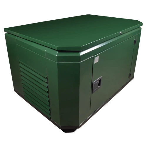 Тихий зимний кожух для генератора 1200 RAL 6009 - внешний вид Тихий зимний кожух для генератора 1200 RAL 6009 фотография