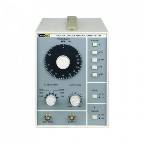 ПрофКиП Г3-111М генератор сигналов низкочастотный (10 Гц … 1 МГц) - внешний вид ПрофКиП Г3-111М генератор сигналов низкочастотный (10 Гц … 1 МГц) фотография